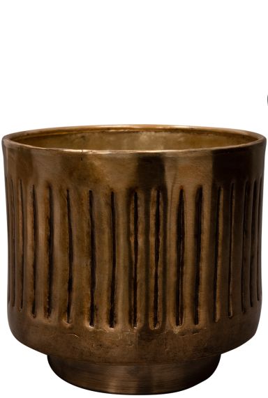 Elna bloempot 22cm goud