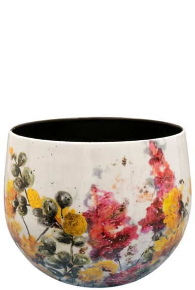 Lammie floral wit pot plant 4