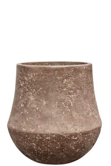 Polystone plantenpot steen