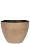 Nova bloempot beton goud